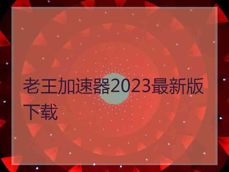 老王加速器2023最新版下载