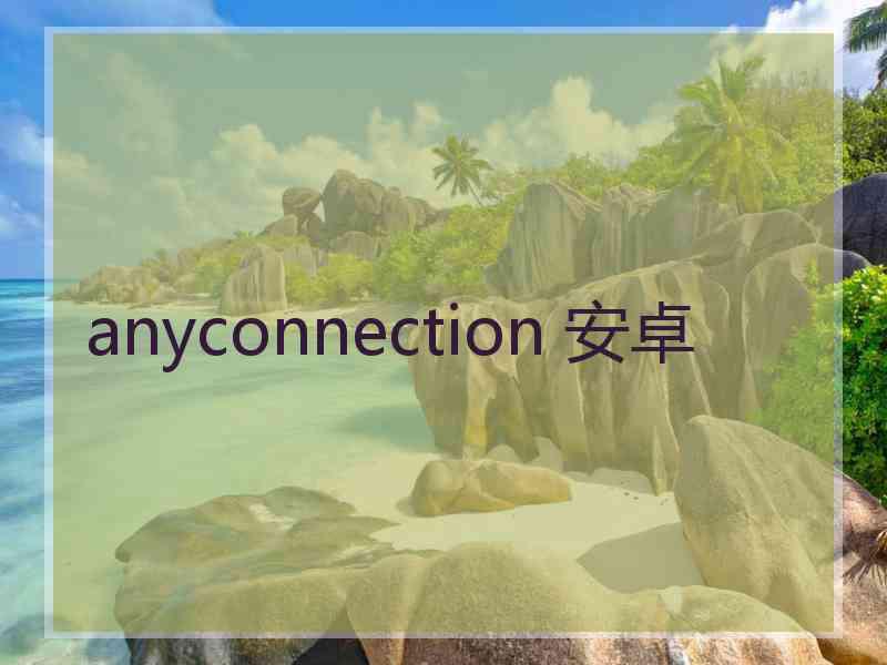 anyconnection 安卓