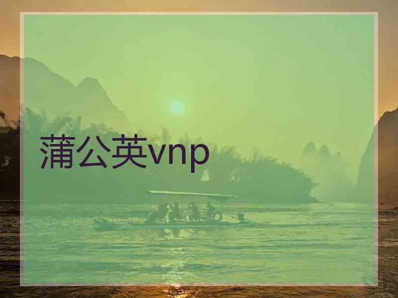 蒲公英vnp