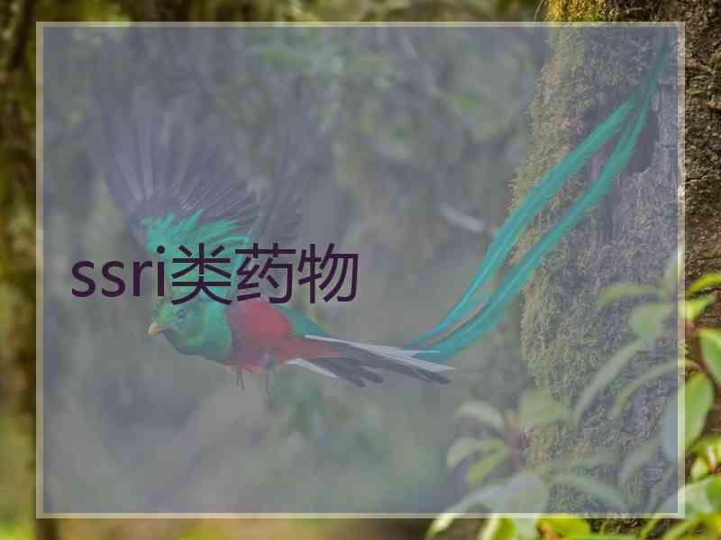 ssri类药物