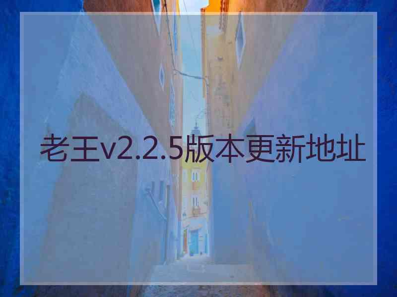 老王v2.2.5版本更新地址