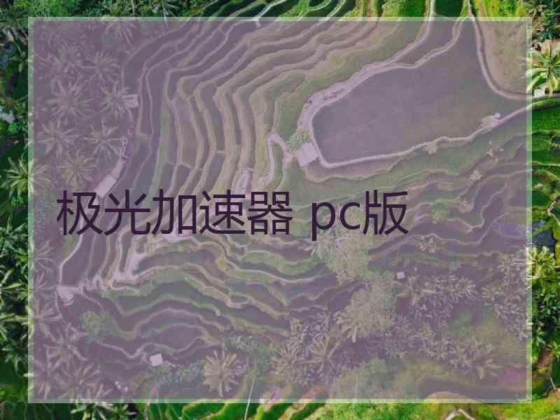 极光加速器 pc版