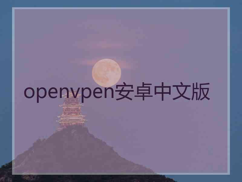 openvpen安卓中文版