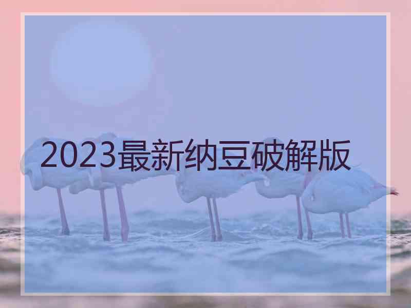 2023最新纳豆破解版