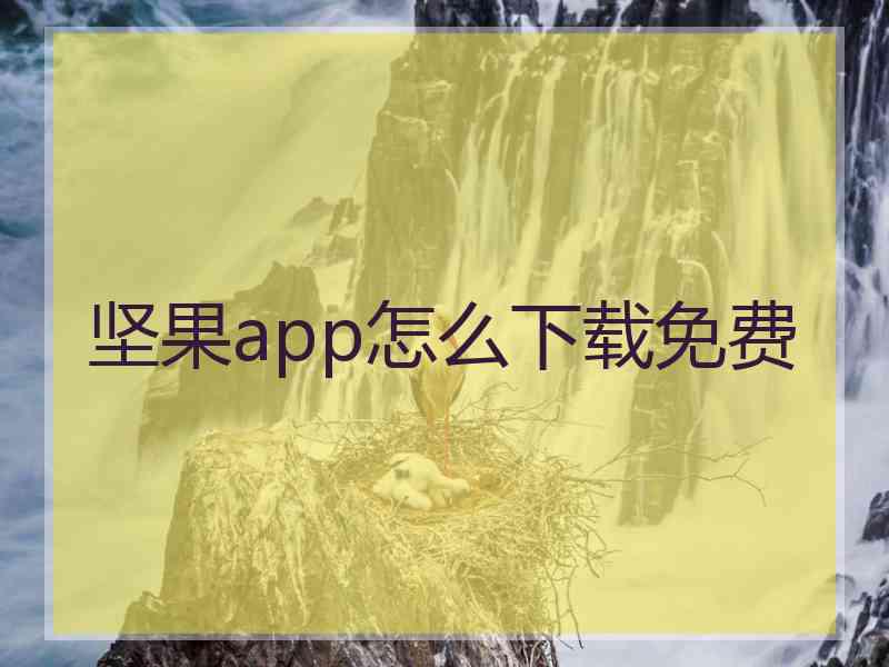 坚果app怎么下载免费