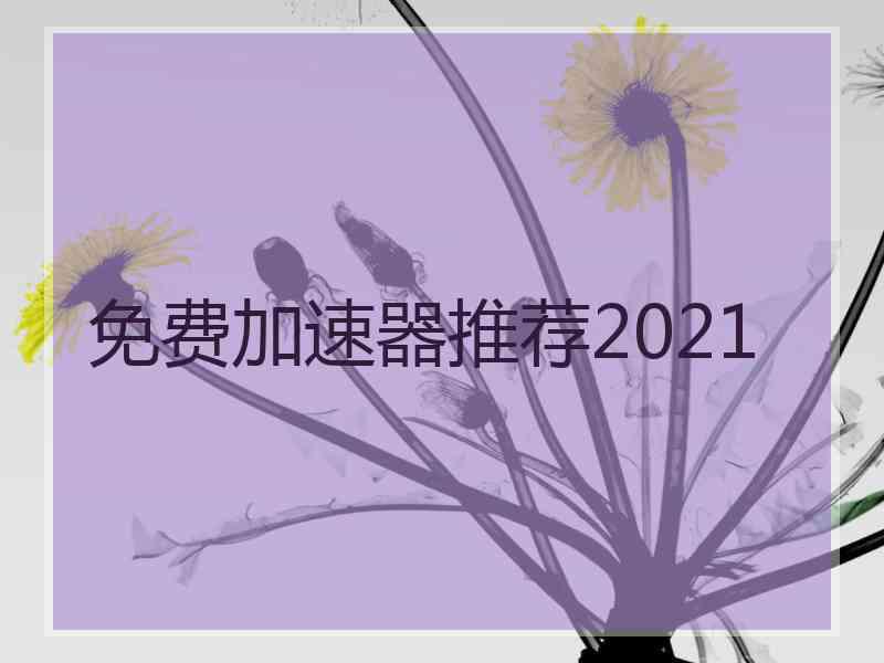 免费加速器推荐2021