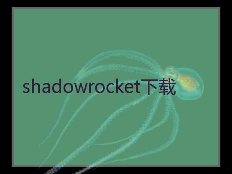 shadowrocket下载