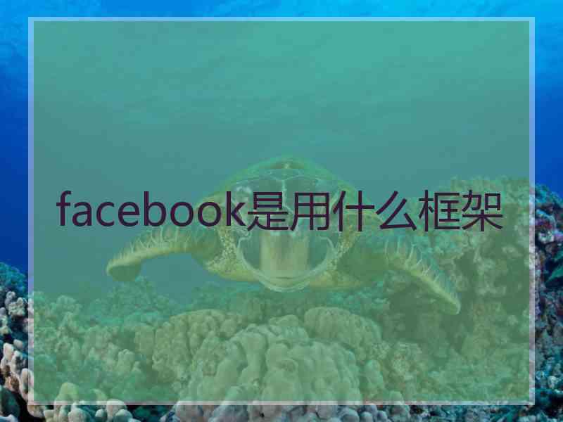 facebook是用什么框架