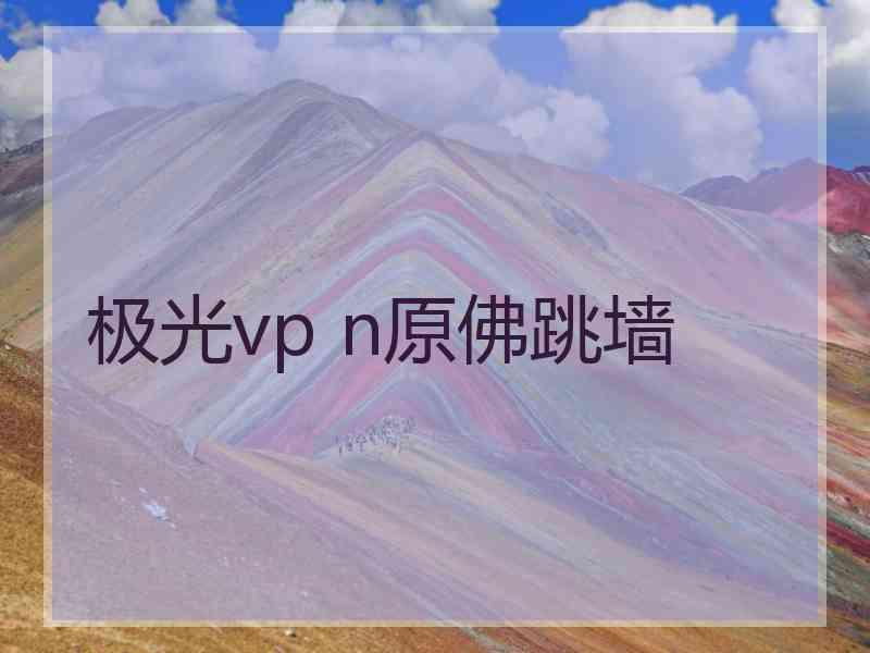 极光vp n原佛跳墙