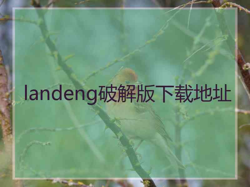 landeng破解版下载地址