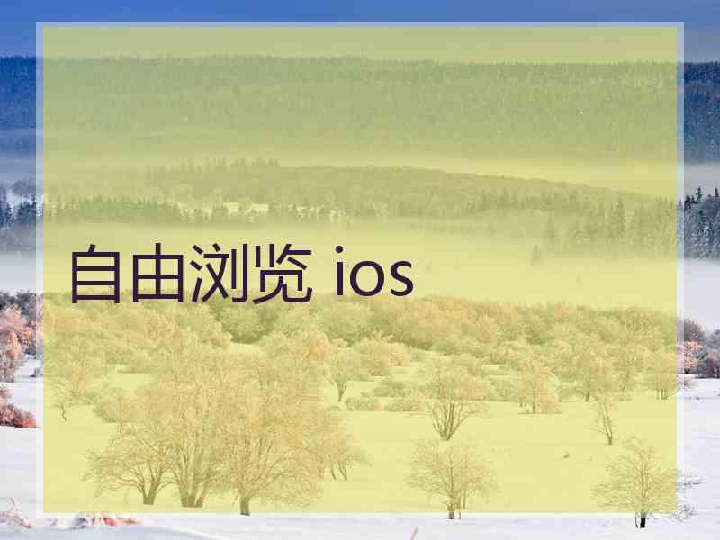 自由浏览 ios