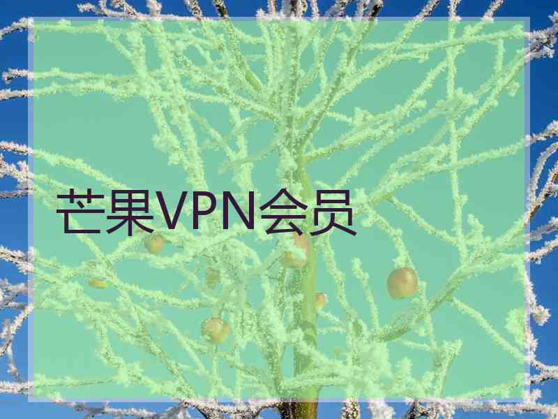 芒果VPN会员