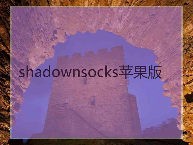 shadownsocks苹果版