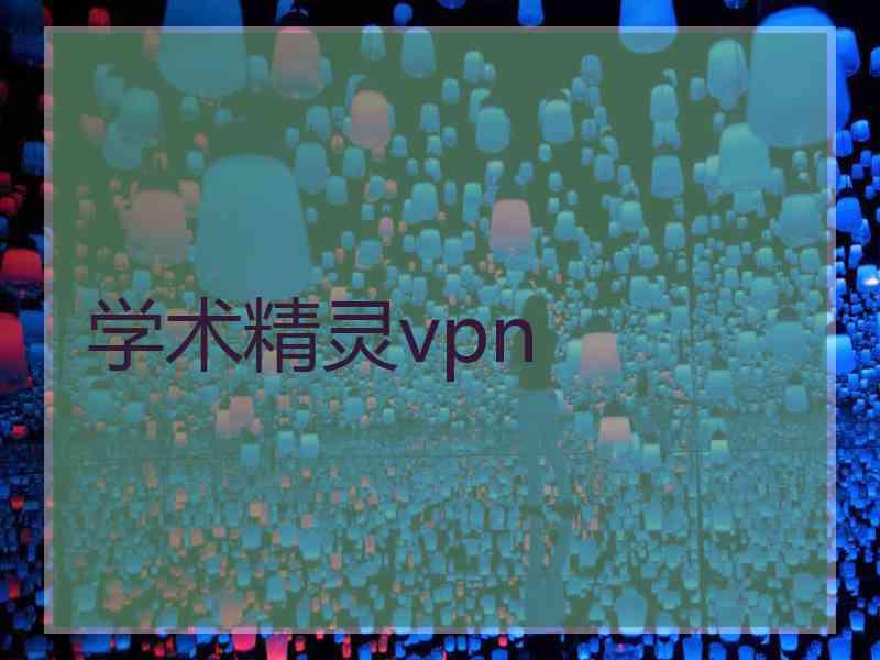 学术精灵vpn