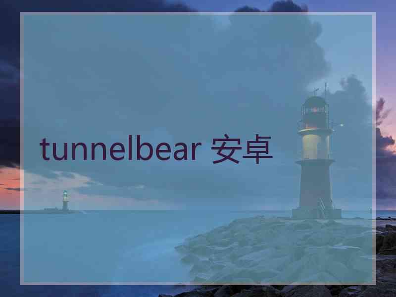 tunnelbear 安卓