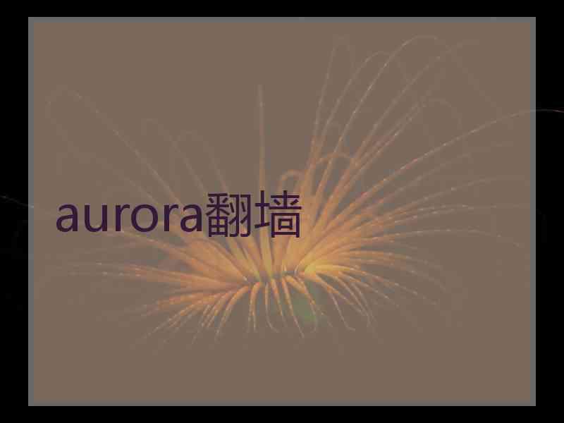 aurora翻墙