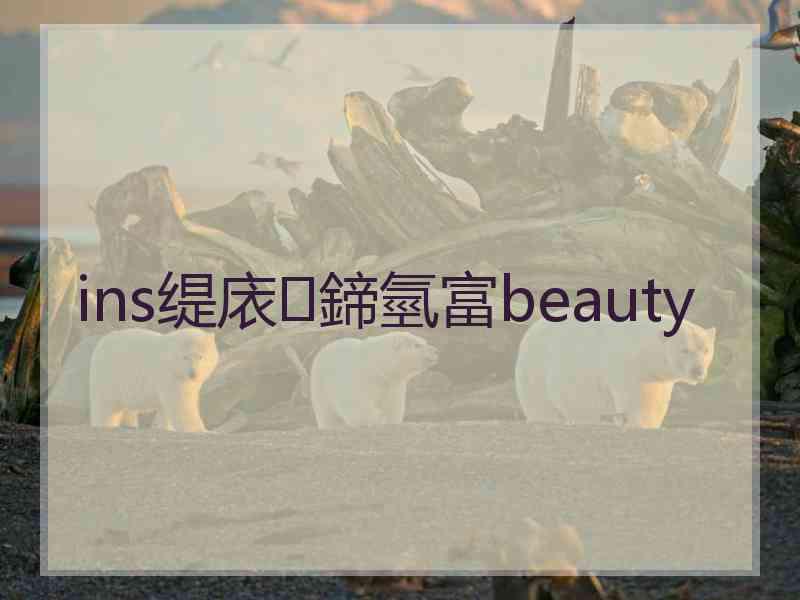 ins缇庡鍗氫富beauty