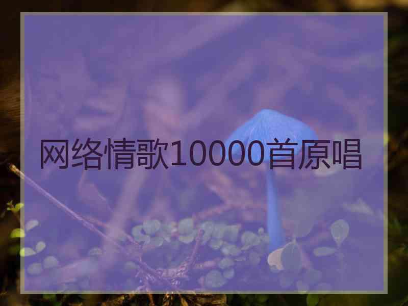 网络情歌10000首原唱