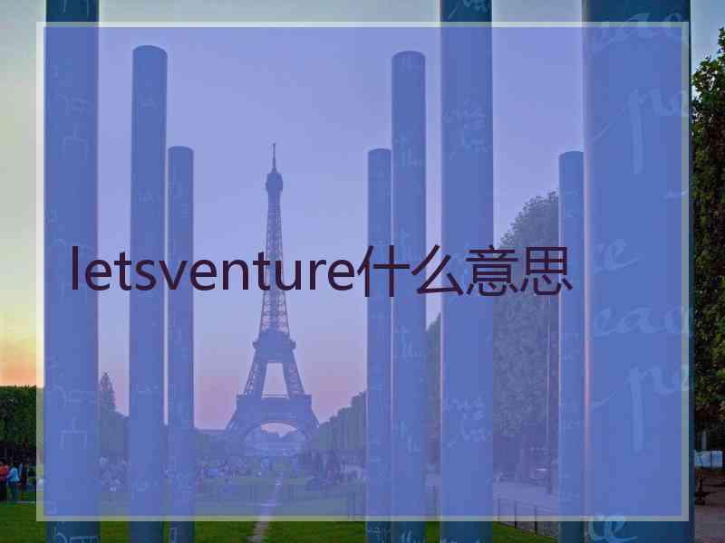 letsventure什么意思