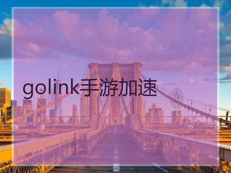 golink手游加速