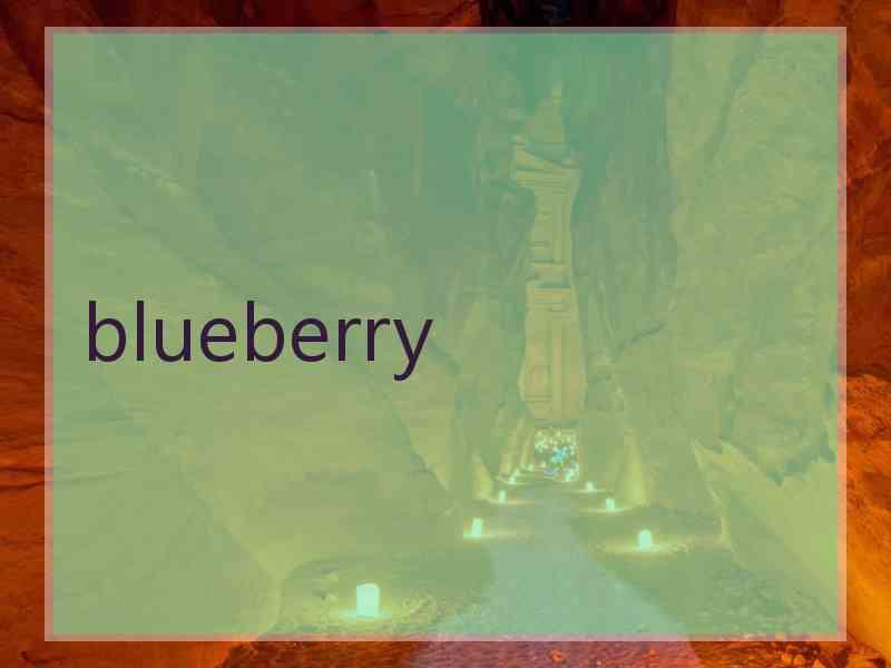 blueberry