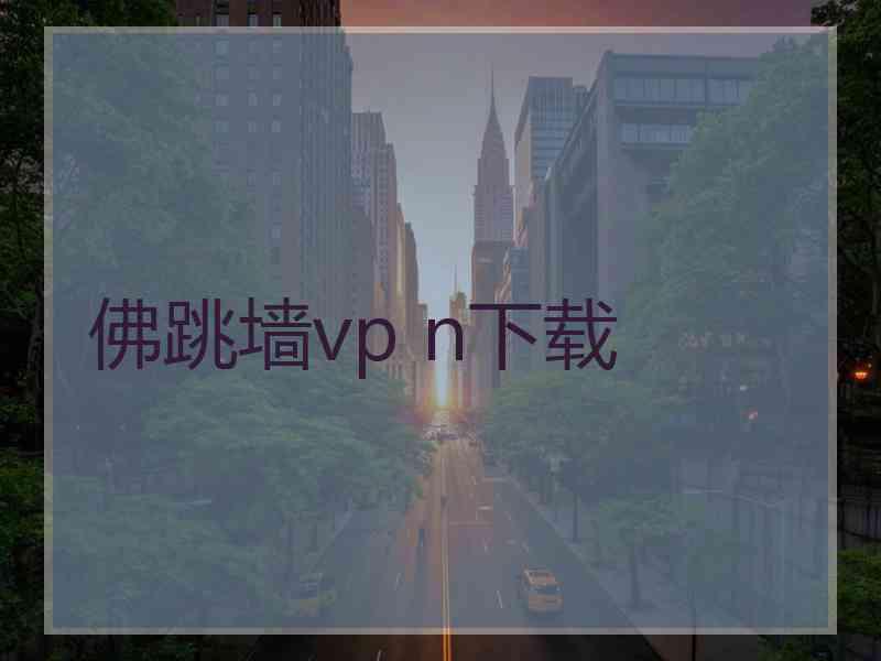 佛跳墙vp n下载