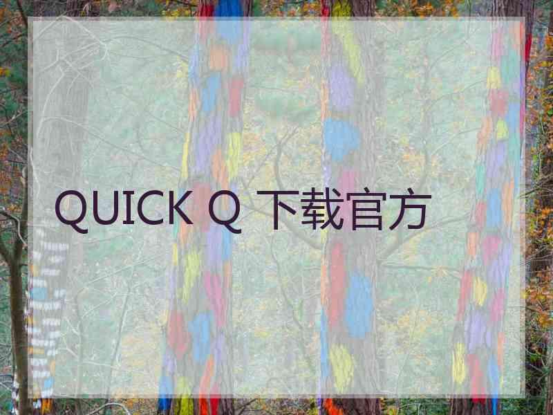 QUICK Q 下载官方