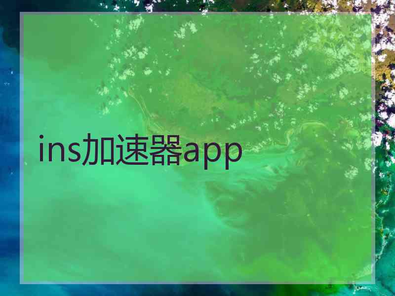 ins加速器app