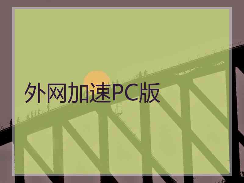 外网加速PC版