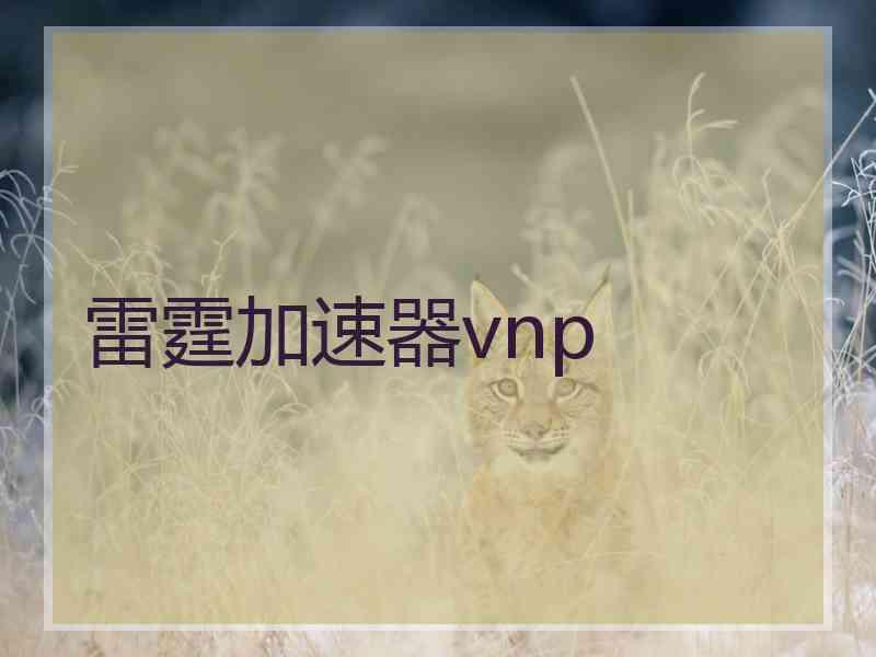 雷霆加速器vnp