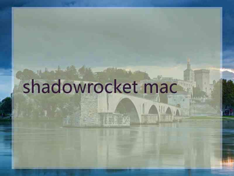 shadowrocket mac