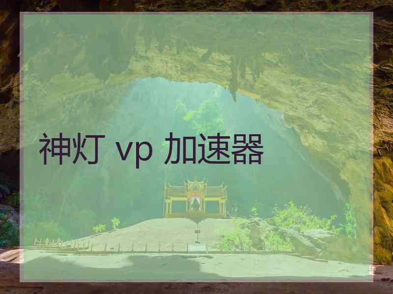 神灯 vp 加速器