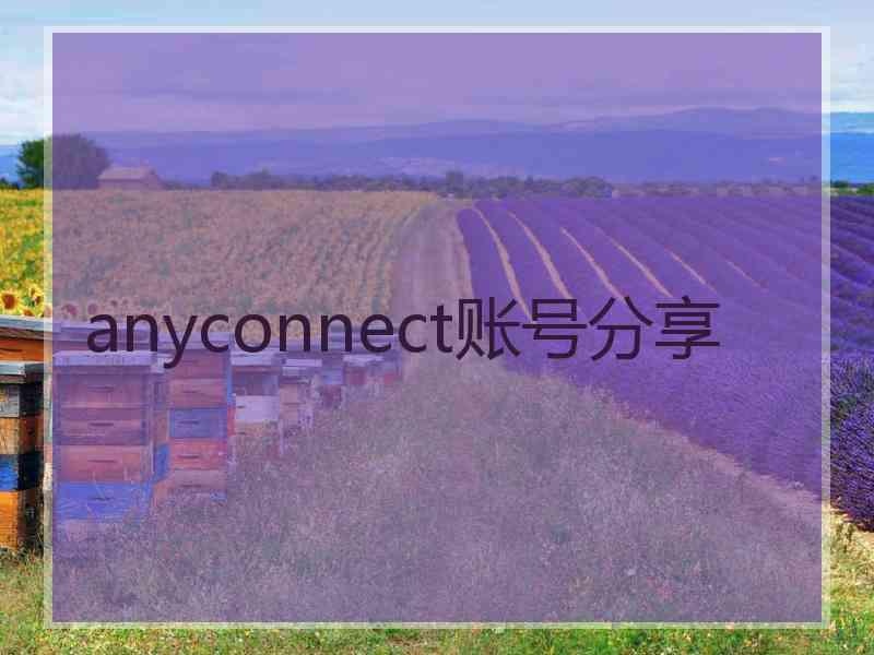 anyconnect账号分享