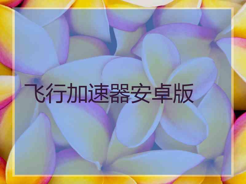 飞行加速器安卓版