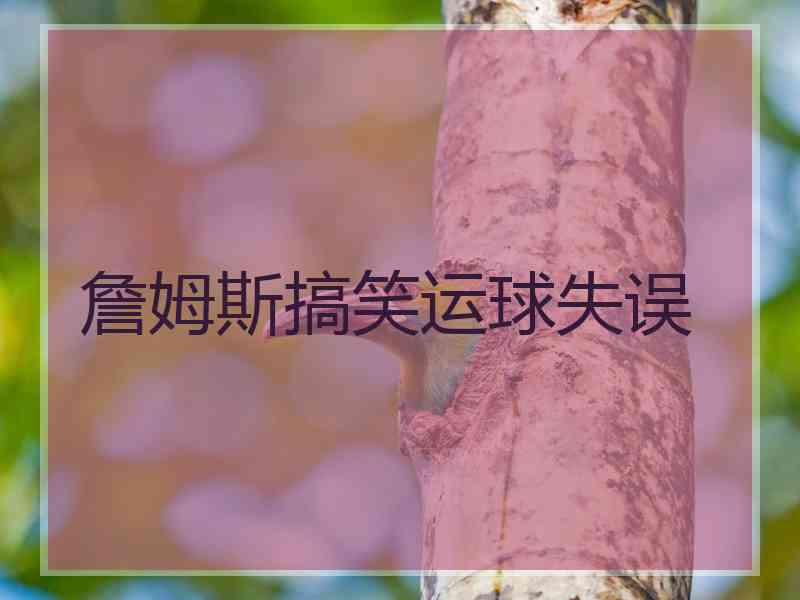 詹姆斯搞笑运球失误