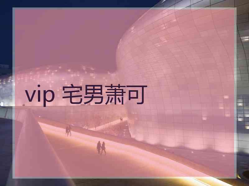 vip 宅男萧可