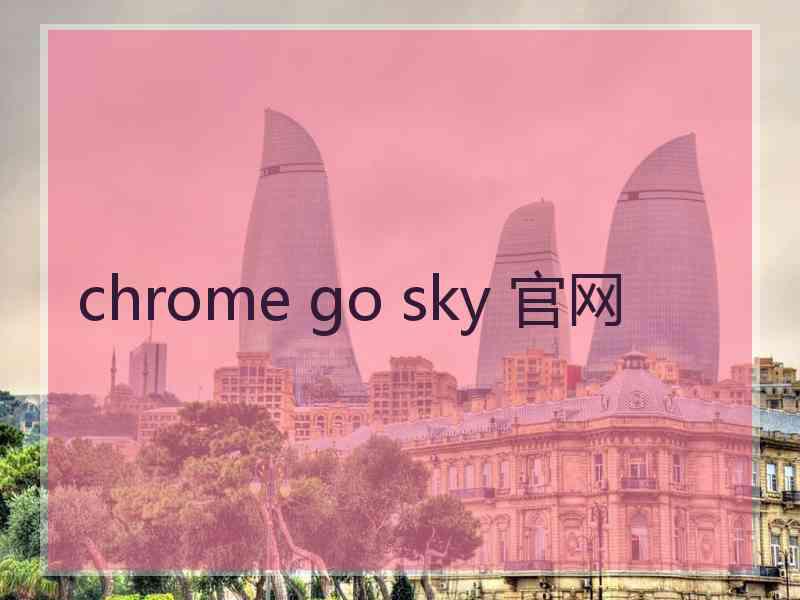 chrome go sky 官网