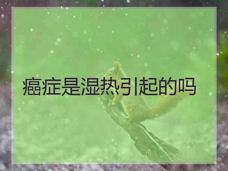 癌症是湿热引起的吗