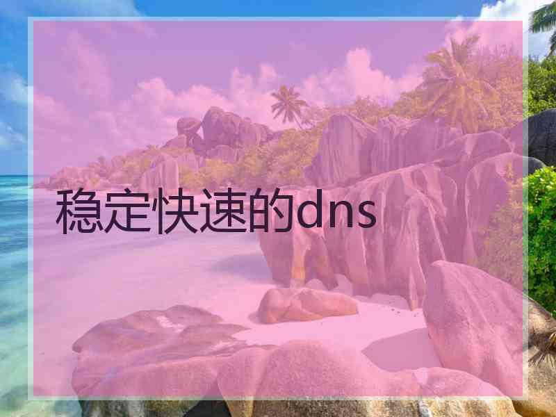 稳定快速的dns