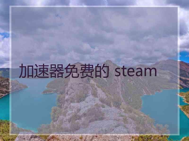 加速器免费的 steam