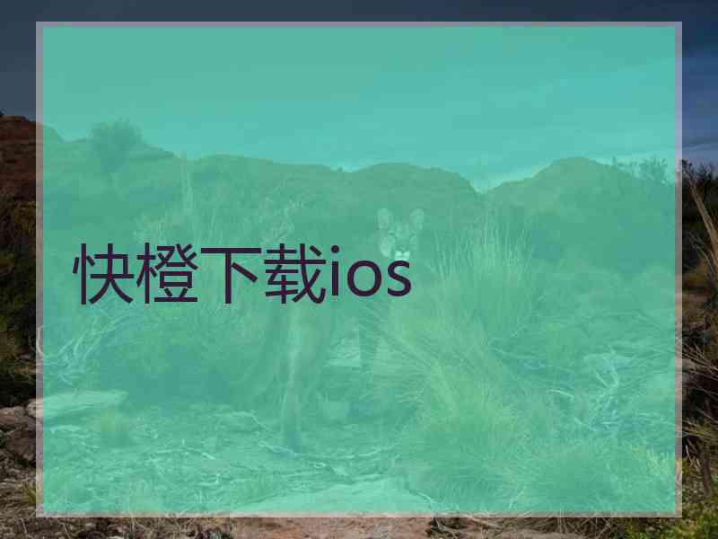 快橙下载ios