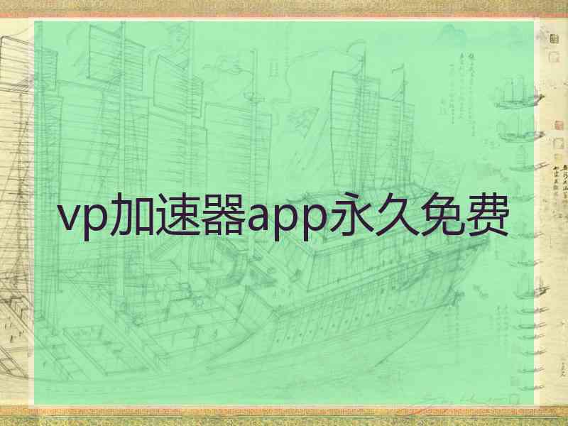 vp加速器app永久免费