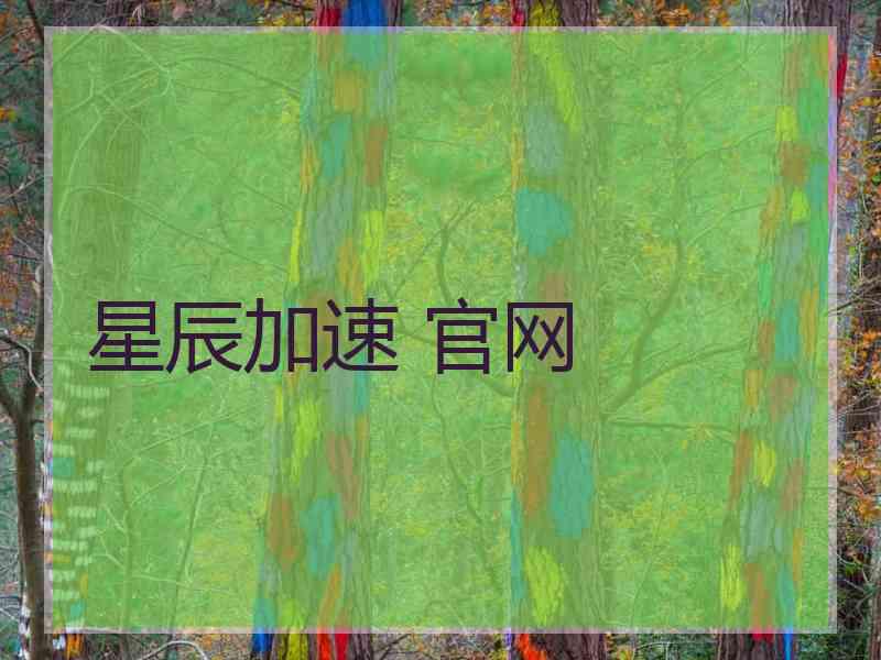 星辰加速 官网