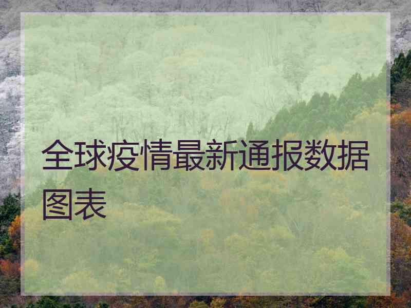 全球疫情最新通报数据图表