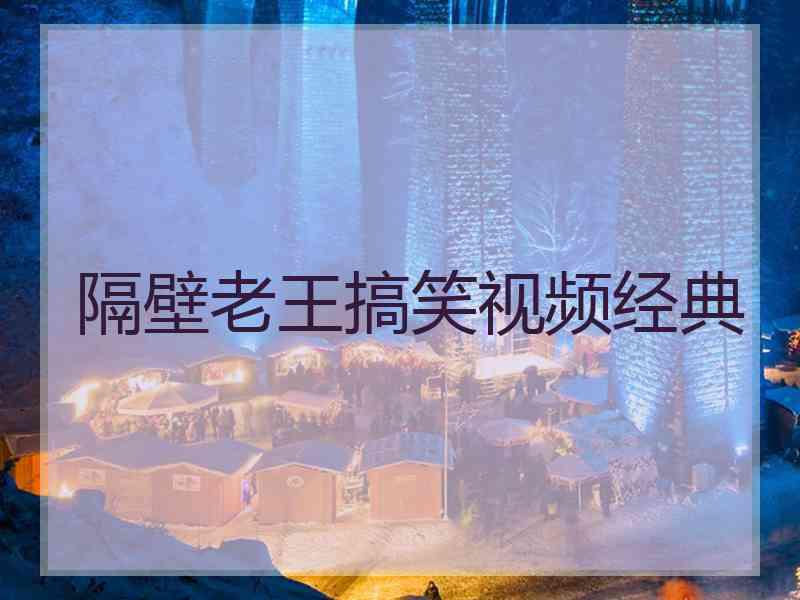 隔壁老王搞笑视频经典