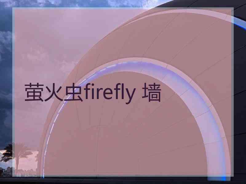 萤火虫firefly 墙