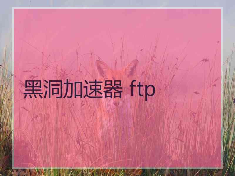 黑洞加速器 ftp