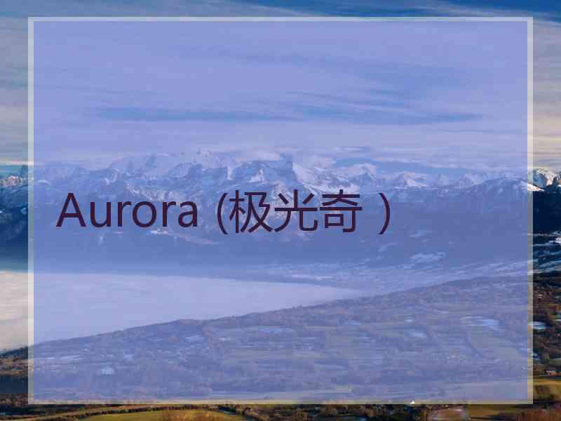 Aurora (极光奇）