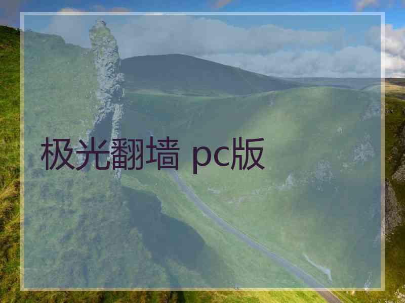 极光翻墙 pc版