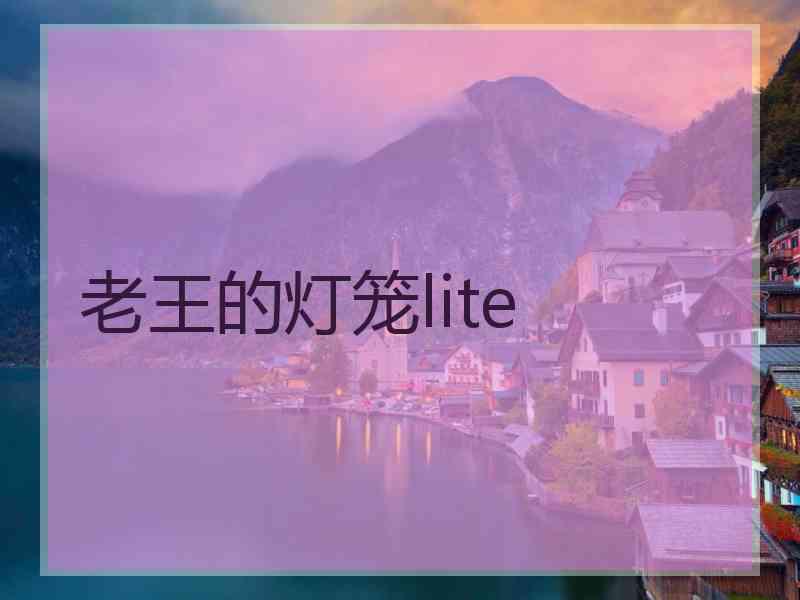 老王的灯笼lite